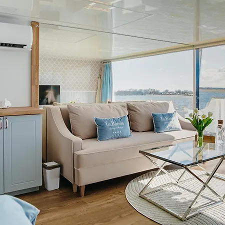 Grand Ht Houseboats- Domki Na Wodzie - Jacuzzi, Sauna, Motorboat Großmöllen Zimmer foto