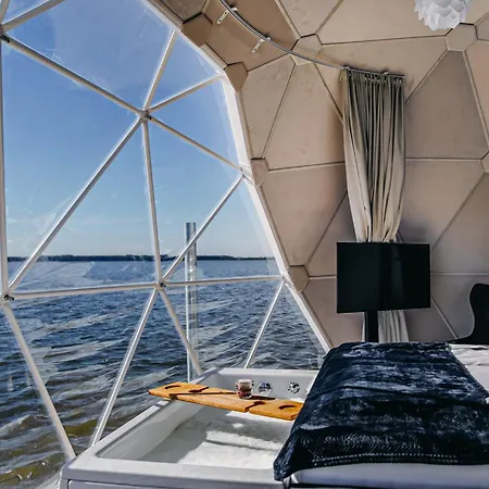 Grand Ht Houseboats- Domki Na Wodzie - Jacuzzi, Sauna, Motorboat Großmöllen Zimmer foto