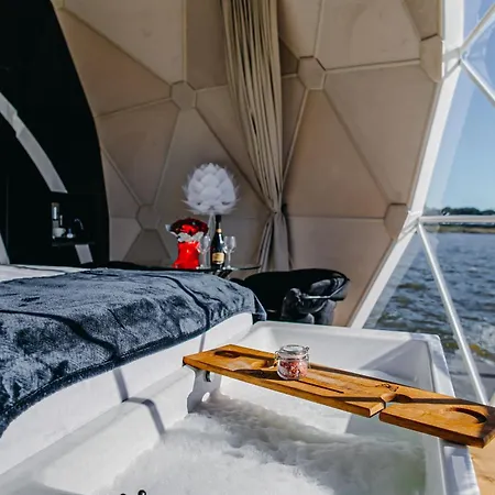 Grand Ht Houseboats- Domki Na Wodzie - Jacuzzi, Sauna, Motorboat Großmöllen Zimmer foto
