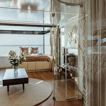 Grand Ht Houseboats- Domki Na Wodzie - Jacuzzi, Sauna, Motorboat Großmöllen Zimmer foto