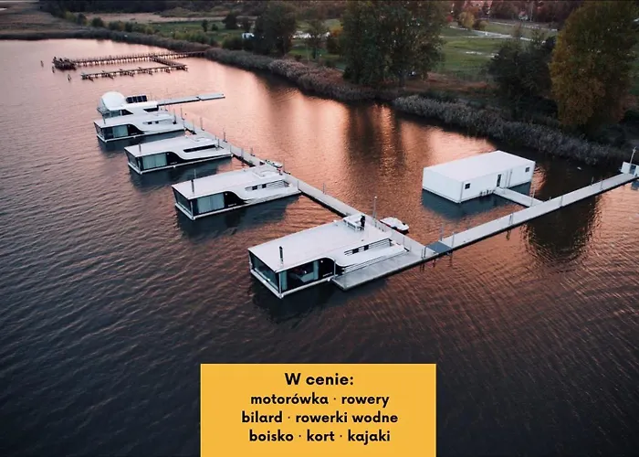 Grand Ht Houseboats - Domki Na Wodzie - Sauna, Jacuzzi, Kominek
